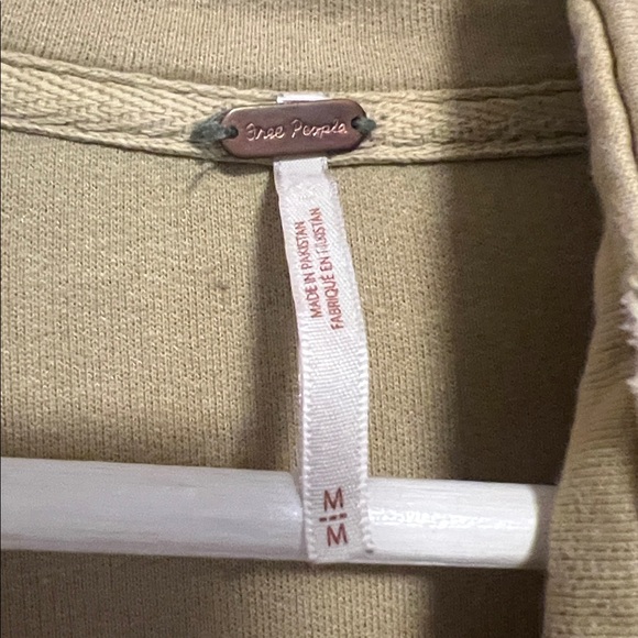 Free People Muted Green Ruby Jacket M - Picture 7 of 8